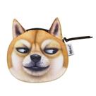 Bolsa de moedas Mosstyus Cute 3D Dog Face Wallet Saco de armazenamento Bolsa de moedas Mosstyus Cute 3D Dog Face Wallet Saco de armazenamento
