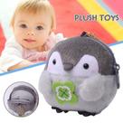 Bolsa de moedas Shxx Cute Plush Penguin Mini Plush Wallet Ki
