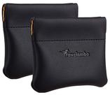Bolsa de moedas Travelambo Leather Squeeze Pouch, porta-moedas, 2 unidades