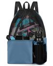 Bolsa de natação BROTOU 47x40 cm de malha com cordão e bolso molhado