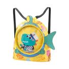 Bolsa de Natação Infantil à Prova d'Água com Grande Capacidade e Divisórias para Seco e Molhado