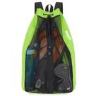 Bolsa de natação WANDF Mochila de malha com cordão para natação verde