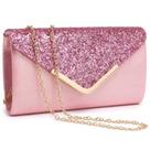 Bolsa de noite Dasein, bolsa de mão formal feminina com alça de ombro