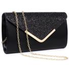 Bolsa de noite Dasein, bolsa de mão formal feminina com alça de ombro