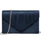 Bolsa de noite Dasein Pleated Envelope Clutch Handbag Velvet