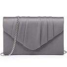 Bolsa de noite Dasein Velvety Plissada Envelope Clutch Women