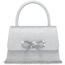 Bolsa de noite Dasein Women Party Clutches, bolsas de casamento prateadas