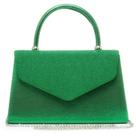 Bolsa de noite feminina Dasein, bolsa de festa, verde para casamento