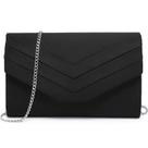 Bolsa de noite feminina Dasein Formal Party Clutch Wedding Black