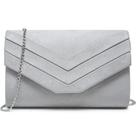 Bolsa de noite feminina Dasein Formal Party Clutch Wedding Grey