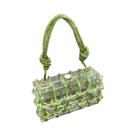 Bolsa de Noite Luxo com Strass Prateado - Bolsa de Festa para Mulheres