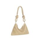 Bolsa de noite YUWITA Bolsa de strass para mulheres (dourada)