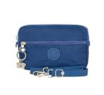 bolsa de nylon pequena transversal forrada com 3 bolsos