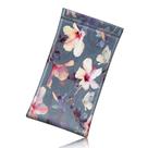 Bolsa de óculos Fintie Blooming Hibiscus Vegan Leather Bolsa de óculos Fintie Blooming Hibiscus Vegan Leather