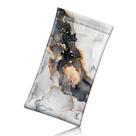Bolsa de óculos Fintie Cloudy Marble em material vegano com tecido