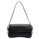 Bolsa de ombro Amszke Y2K Trendy Purse Vegan Leather Black