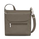 Bolsa de Ombro Anti-Roubo Travelon Classic Mini - Cor Noz-Moscada Bolsa de Ombro Anti-Roubo Travelon Classic Mini - Cor Noz-Moscada