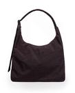 Bolsa de ombro BAGGU Nylon Chocolate Plum com bolso para laptop de 13/14"