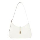 Bolsa de ombro CLUCI para mulheres em material vegano branco