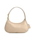 Bolsa de ombro Coach Gluve em couro bronzeado Eve Ivory