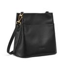 Bolsa de ombro de couro Kattee, balde de ombro preta para mulheres Bolsa de ombro de couro Kattee, balde de ombro preta para mulheres