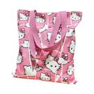 Bolsa De Ombro De Lona Leve Kawaii Hello Kitty Para Meninas Bolsa De Personagem De Desenho Animado