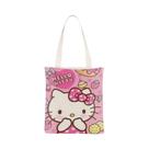 Bolsa De Ombro De Lona Leve Kawaii Hello Kitty Para Meninas Bolsa De Personagem De Desenho Animado