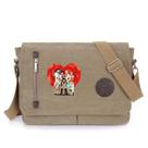 Bolsa de ombro de lona Messenger Bag High Schools D D D