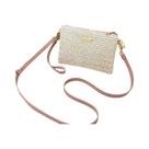 Bolsa De Ombro De Palha Trançada Feminina Da Moda, Bolsa Transversal Simples Para O Dia a Dia,