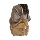 Bolsa de ombro de veludo Travel Master casual cor sólida com bolso múltiplo sacola para mulheres