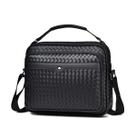 Bolsa de ombro em couro PU Crossbody Messenger para homens