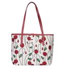 Bolsa de Ombro em Tapeçaria Signare com Estampa de Rosa