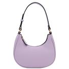 Bolsa de ombro FashionPuzzle Small Crescent Lavender PU Leather Bolsa de ombro FashionPuzzle Small Crescent Lavender PU Leather