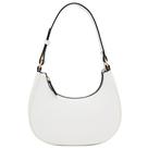 Bolsa de ombro FashionPuzzle Small Crescent White para mulheres