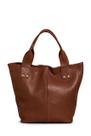 Bolsa de Ombro Feminina de couro Estilo Saco B1 chocolate