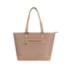 Bolsa de Ombro Feminina Tote Nylon Premium Bege
