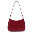 Bolsa de ombro GETERUUV, bolsa feminina de couro vermelho crescente