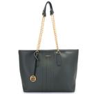 Bolsa de Ombro Grande Shopper Cabe Notebook fechamento de zíper alça de corrente Moncci
