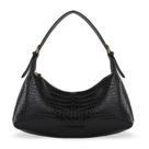 Bolsa de ombro Hobo Montana West Crocodile em material vegano preta