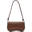 Bolsa de ombro Keyli mini bolsas tiracolo impermeáveis marrons