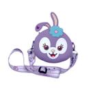 Bolsa de ombro Messenger em PVC Purple Rabbit para uso diário Bolsa de ombro Messenger em PVC Purple Rabbit para uso diário