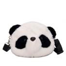 Bolsa de ombro Messenger Faux Fur Panda Daily para crianças