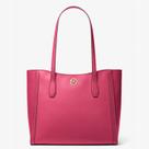 Bolsa de Ombro MK Leida Tote Grande Electric Pink