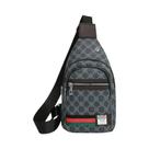 Bolsa De Ombro Multifuncional Casual Masculina Com Abertura Para Fones De Ouvido, Bolsa Transversal