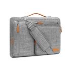 Bolsa de ombro para laptop MOSISO 360 Protective 17-17.3" cinza