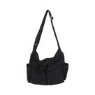 Bolsa de Ombro Retrô de Lona - Grande Capacidade para Homens e Mulheres