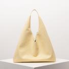 Bolsa de ombro retrô simples, bolsa hobo minimalista, bolsa de trabalho feminina