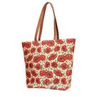 Bolsa de ombro Sacola Signare Tapestry Poppy Flower Design