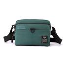 Bolsa de ombro tipo tiracolo para homens, verde nylon