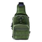 Bolsa De Ombro Triangular Militar Camping Mochila Masculina Cor:verde